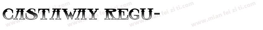 castaway regu字体转换